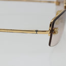 CHANEL COCO Mark Sunglasses Metal Gold Tone CC Auth 189994-9