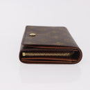 LOUIS VUITTON Monogram Porte Monnaie Billets Tresor Wallet M61730 Auth 189995A-3