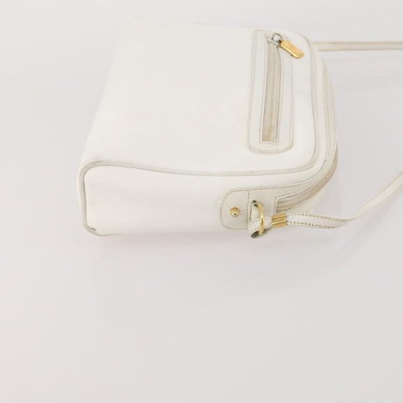 GUCCI GG Canvas Micro GG Supreme Shoulder Bag PVC 2 Set White Black Auth 190001