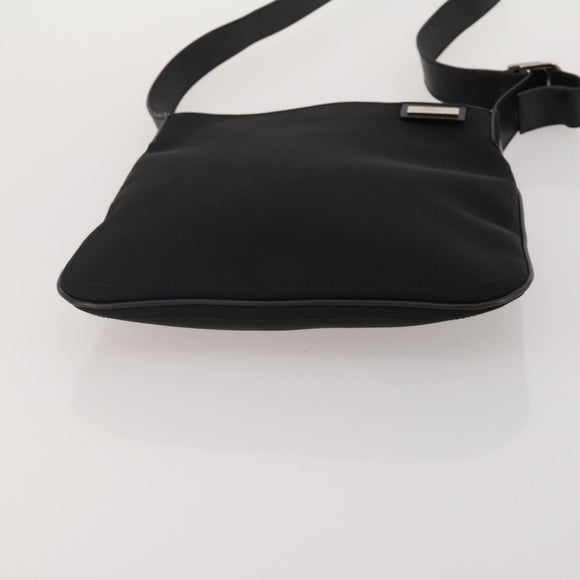 GUCCI GG Canvas Micro GG Supreme Shoulder Bag PVC 2 Set White Black Auth 190001