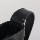 GUCCI GG Canvas Hand Bag PVC 3 Set Black Beige Silver Auth 190003-22
