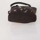 BOTTEGA VENETA Gucci GG Canvas Bag Wool Leather 4 Set Brown Beige Auth 190006-12