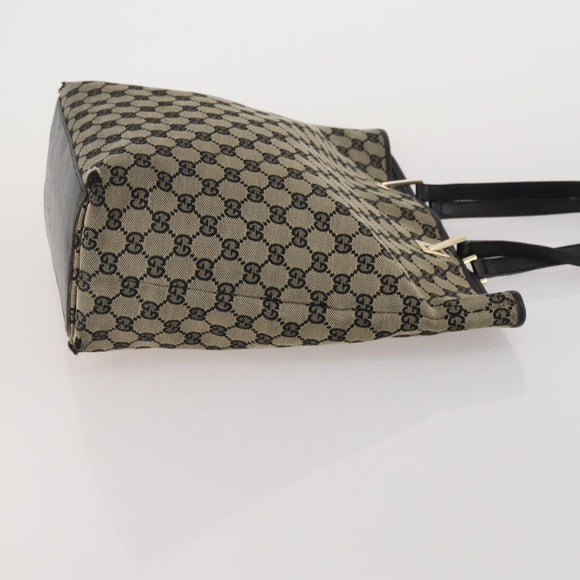 BOTTEGA VENETA Gucci GG Canvas Bag Wool Leather 4 Set Brown Beige Auth 190006