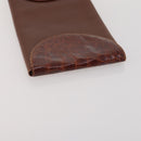 BOTTEGA VENETA Gucci GG Canvas Bag Wool Leather 4 Set Brown Beige Auth 190006-23