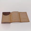 BOTTEGA VENETA Gucci GG Canvas Bag Wool Leather 4 Set Brown Beige Auth 190006-25