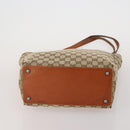 BOTTEGA VENETA Gucci GG Canvas Bag Wool Leather 4 Set Brown Beige Auth 190006-6