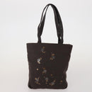 BOTTEGA VENETA Gucci GG Canvas Bag Wool Leather 4 Set Brown Beige Auth 190006-8