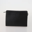 Burberrys Nova Check Clutch Bag Nylon Leather Canvas 6 Set Beige Auth 190007-13