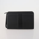 Burberrys Nova Check Clutch Bag Nylon Leather Canvas 6 Set Beige Auth 190007-2