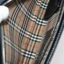 Burberrys Nova Check Clutch Bag Nylon Leather Canvas 6 Set Beige Auth 190007-4