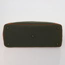 BURBERRY Business Bag Leather Canvas 4 Set Khaki Black Auth 190008-12