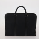 BURBERRY Business Bag Leather Canvas 4 Set Khaki Black Auth 190008-15