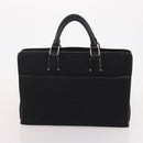 BURBERRY Business Bag Leather Canvas 4 Set Khaki Black Auth 190008-21