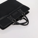 BURBERRY Business Bag Leather Canvas 4 Set Khaki Black Auth 190008-23