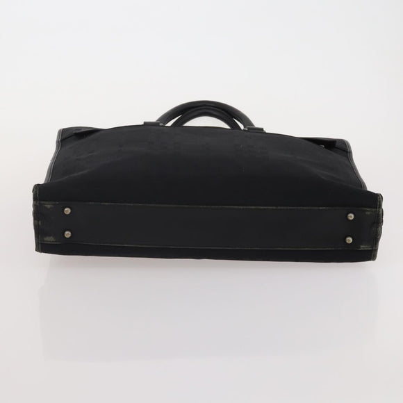 BURBERRY Business Bag Leather Canvas 4 Set Khaki Black Auth 190008