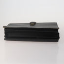 BURBERRY Business Bag Leather Canvas 4 Set Khaki Black Auth 190008-6