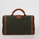 BURBERRY Business Bag Leather Canvas 4 Set Khaki Black Auth 190008-9