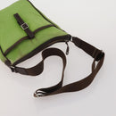 BURBERRY Nova Check Blue Label Hand Bag Canvas 4 Set Green Beige Auth 190010-11