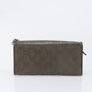 GUCCI GG Canvas Wallet PVC Leather 5 Set Beige Brown black Auth 190013-21