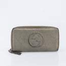 GUCCI GG Canvas Wallet PVC Leather 5 Set Beige Brown black Auth 190013-28