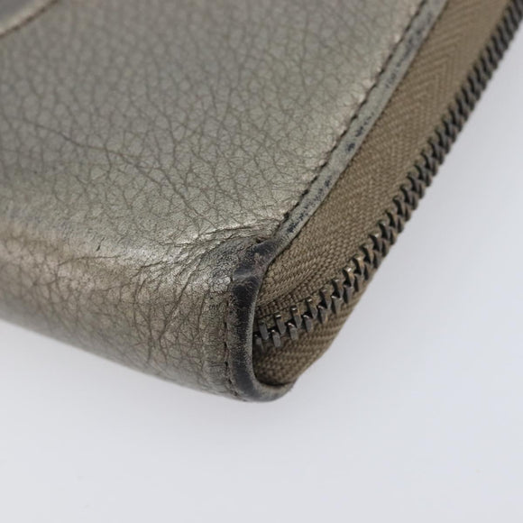 GUCCI GG Canvas Wallet PVC Leather 5 Set Beige Brown black Auth 190013
