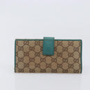 GUCCI GG Canvas Wallet PVC Leather 5 Set Beige Brown black Auth 190013-37