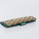 GUCCI GG Canvas Wallet PVC Leather 5 Set Beige Brown black Auth 190013-39