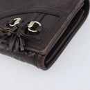 GUCCI GG Canvas Wallet PVC Leather 5 Set Beige Brown black Auth 190013-7