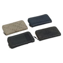 BOTTEGA VENETA INTRECCIATO Wallet Leather 4 Set Navy Brown beige Auth 190015-1
