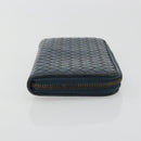 BOTTEGA VENETA INTRECCIATO Wallet Leather 4 Set Navy Brown beige Auth 190015-11