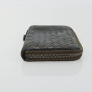 BOTTEGA VENETA INTRECCIATO Wallet Leather 4 Set Navy Brown beige Auth 190015-18