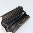 BOTTEGA VENETA INTRECCIATO Wallet Leather 4 Set Navy Brown beige Auth 190015-21