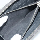 BOTTEGA VENETA INTRECCIATO Wallet Leather 4 Set Navy Brown beige Auth 190015-29