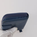 PRADA Pouch Nylon Leather 4 Set Blue Black Brown Auth 190016-17