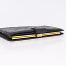 CHANEL Wallet Leather 3 Set Black CC Auth 190017-13