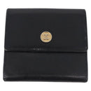CHANEL Wallet Leather 3 Set Black CC Auth 190017-2