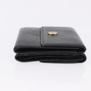 CHANEL Wallet Leather 3 Set Black CC Auth 190017-4