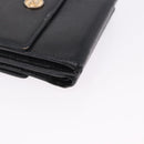 CHANEL Wallet Leather 3 Set Black CC Auth 190017-7