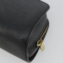 LOUIS VUITTON Epi Dauphine PM Pouch Black M48442 LV Auth 190025-15