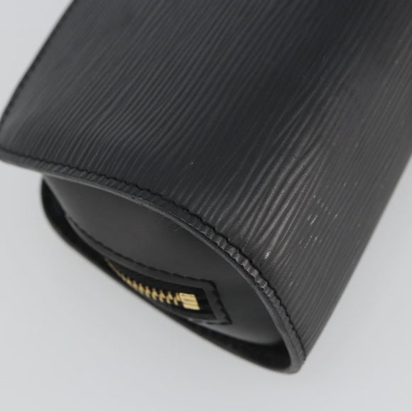 LOUIS VUITTON Epi Dauphine PM Pouch Black M48442 LV Auth 190025