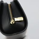 LOUIS VUITTON Epi Dauphine PM Pouch Black M48442 LV Auth 190025-8