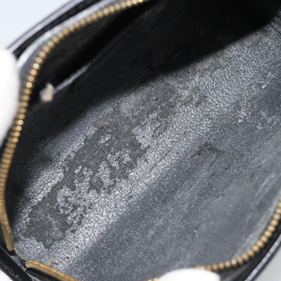 LOUIS VUITTON Epi Dauphine PM Pouch Black M48442 LV Auth 190025
