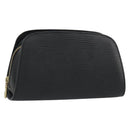 LOUIS VUITTON Epi Dauphine PM Pouch Black M48442 LV Auth 190025-1