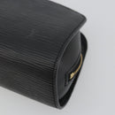 LOUIS VUITTON Epi Dauphine PM Pouch Black M48442 LV Auth 190025-7