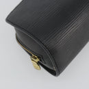 LOUIS VUITTON Epi Dauphine PM Pouch Black M48442 LV Auth 190025-14