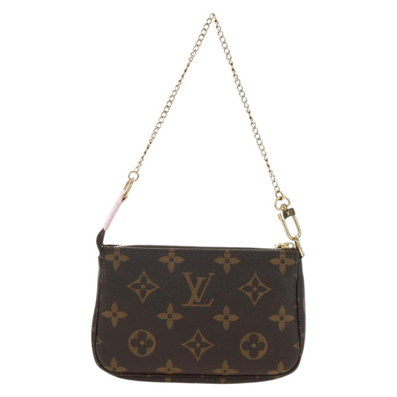 LOUIS VUITTON Monogram Vivienne Mini Pochette Accessoires M45905 Auth 190028SM