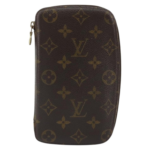 LOUIS VUITTON Monogram Agenda Jeode Travel Case M62950 LV Auth 190029