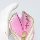 LOUIS VUITTON Multicolor Pochette Cles NM Purse White M93734 LV Auth 190030-17