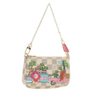 LOUIS VUITTON Damier Azur Vivienne Mini Pochette Accessoires Auth 190031SM-1