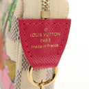 LOUIS VUITTON Damier Azur Vivienne Mini Pochette Accessoires Auth 190031SM-19
